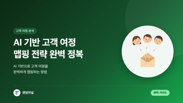 AI 기반 고객 여정 맵핑 전략 정복: 완벽 가이드 — 대표 이미지