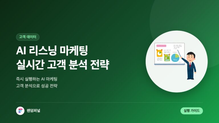 AI 리스닝 마케팅 즉시 실행: 실시간 고객 분석으로 성공적인 마케팅 전략 구축 — 대표 이미지