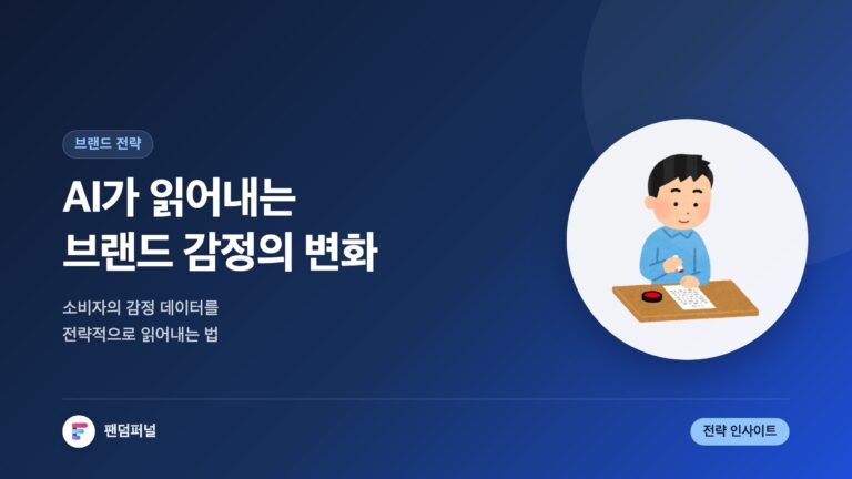 AI로 읽는 브랜드 감정 변화: 전략적 접근 — 대표 이미지