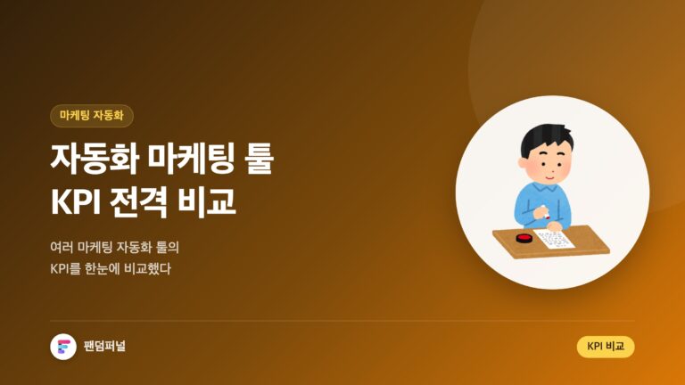 자동화 마케팅 툴 KPI 전격 비교 — 대표 이미지